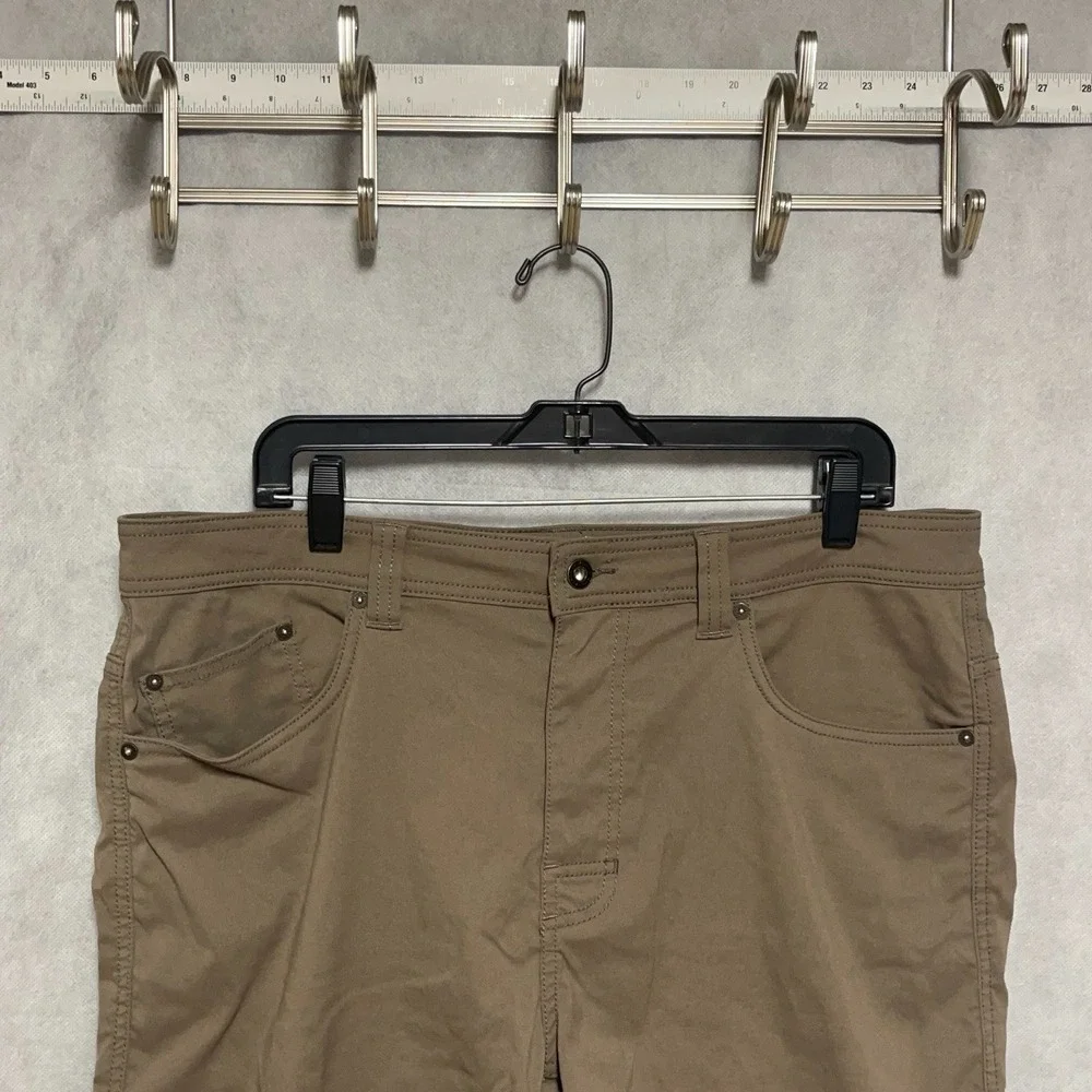 Prana Shorts Men 36 Brown Brion 11
